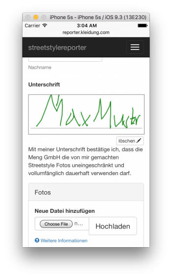 Fashion Reporter App