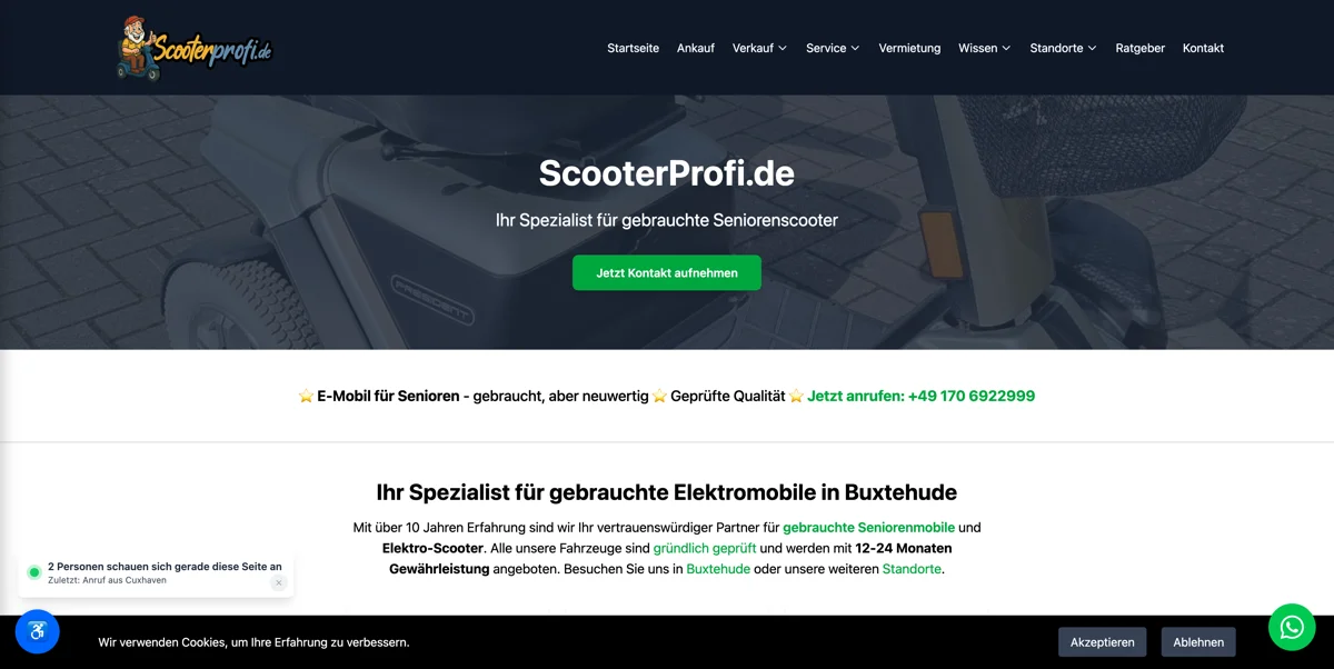 ScooterProfi.de - Astro E-Commerce Plattform